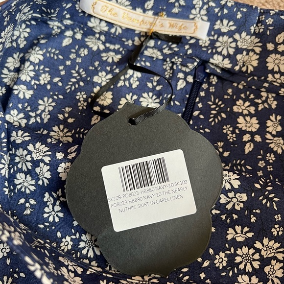 NWT The Vampire’s Wife Nearly Nuthin Skirt in Linen - Picture 4 of 8